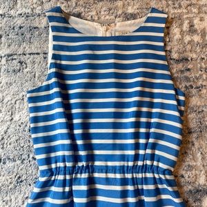 J.Crew Factory Women’s Size 00 Blue and White Striped Dress